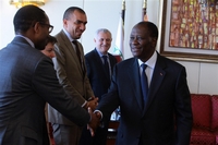 Audiences du chef de l`Etat: le Président Alassane Ouattara a reçu M. Saïd Djinnit, le Représentant Spécial du Secrétaire Général des Nations Unies pour l’Afrique de l’Ouest